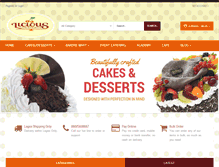 Tablet Screenshot of liciousdesserts.com